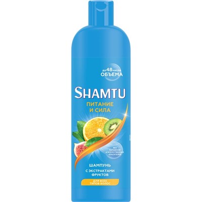 SHAMTU 500мл Шампунь Питание и сила с экстр.фруктов