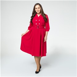 Платье, текстиль, малиновый