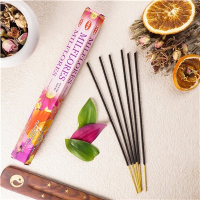Hem Incense Sticks MILFLORES (Благовония МИЛЛИОН ЦВЕТОВ, Хем), шестигранник 20 палочек.