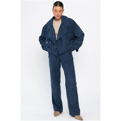 Жакет укороченный Динара (синий) Б14325-39М