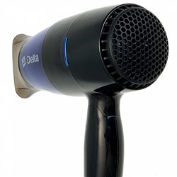 Фен 1400 Вт DELTA DL-0907 черный с синим