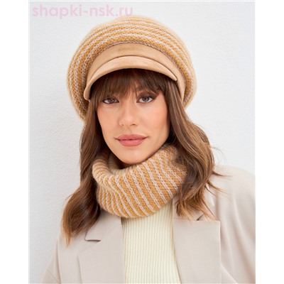 497-ТД Комплект женский (кепка+снуд) (56-58)