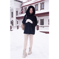 Мехофф Мадам80.12-55 черный, Полупальто