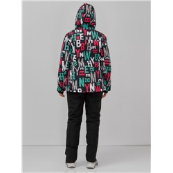 Горнолыжный костюм женский зимний черного цвета 002_1Ch