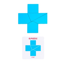 Настольная игра головоломка IQ Пазлы «Танграм» серии Baby Toys wood