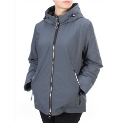 0835 GRAY/BLUE Куртка демисезонная женская RIKA (100 гр. синтепон) размер 58 - российский