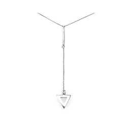 Колье из серебра без вставки, Ю-55003р