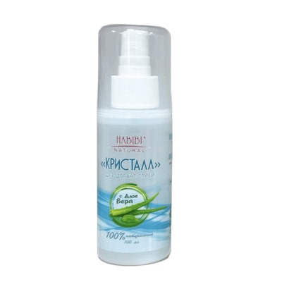 Дезодорант-спрей КРИСТАЛЛ С АЛОЕ ВЕРА, Habibi Natural, 100 мл.