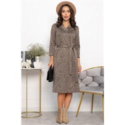 Платье Лаконичный стиль (капучино) П13751-19М
