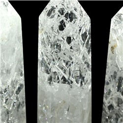 Кристалл из сахарного кварца "Карандаш" 28*28*74мм, 100-109г