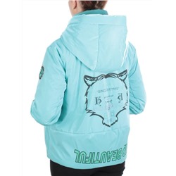D003 TURQUOISE Куртка демисезонная женская (100 гр. синтепон) размер L (46) - 52 российский