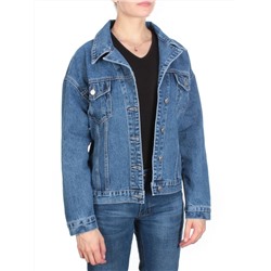 852 BLUE Куртка джинсовая женская (100% хлопок) размер XS - 44 российский