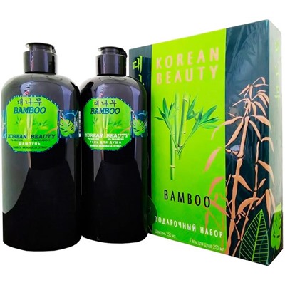 НАБОР жен. KOREAN BEAUTY BAMBOO (шампунь 250мл + гель д/душа 250мл)