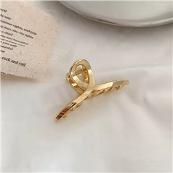 Крабик металлический золотой МИНИ-ПЕТЕЛЬКА, 7 см.