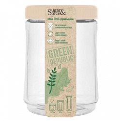 Банка для сыпучих продуктов Green Republic 0,75 л SE2248GR лён