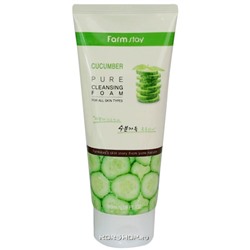 Пенка для умывания с огурцом Pure Cleansing Foam FarmStay, Корея, 180 мл Акция