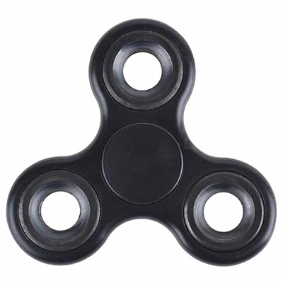 Антистресс Hand Spinner Спиннер 8см черный с черными вставками SH 999391