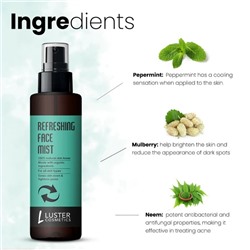 REFRESHING Face Mist, Luster (ОСВЕЖАЮЩИЙ мист-тоник для лица, Ластер), 115 мл.
