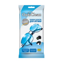 Влажные салфетки OptiClean для Оптики, 20шт