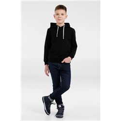 Толстовка с капюшоном детская Kirenga Kids, черная