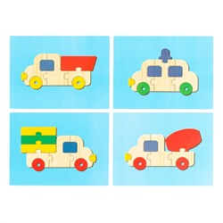 Пазл конструктор «Автотранспорт»