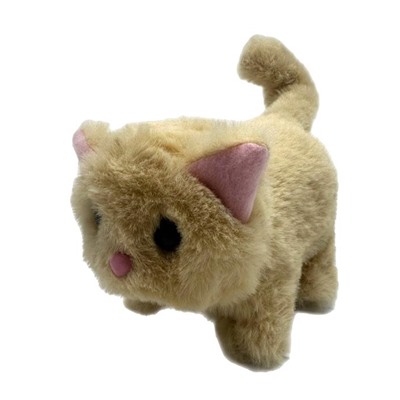 Кошечка  Интерактивная мягкая (мяукает,двигается) 17*11см  874-6