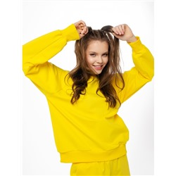 Костюм женский: свитшот + шорты YELLOW