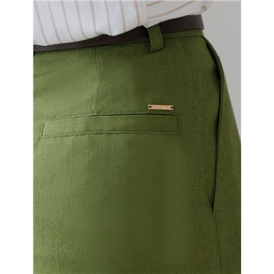 Шорты изо льна с вискозой