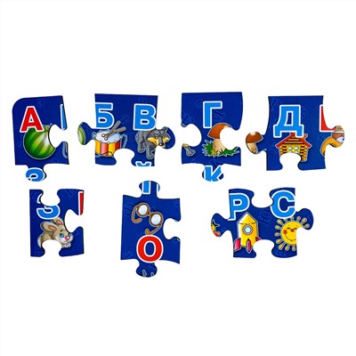 Развивающая игра из дерева «Алфавит» Мои первые пазлы (24 элемента)