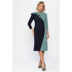 Платье Эванесса (мятно-синее) П12744-35М