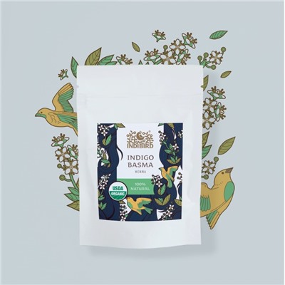 INDIGO BASMA Henna, Indibird (Хна ИНДИГО БАСМА, Индибёрд), 200 г.
