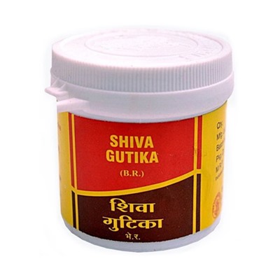 SHIVA GUTIKA Vyas (ШИВА ГУТИКА, омоложение и детокс, Вьяс), 100 таб.
