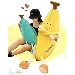 Мягкая игрушка обнимашка БАНАН 80 см в ассортименте, banan80