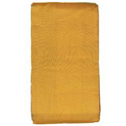 Джутовое Сари ISHITA HOUSE, Indian Jute, цвет ЖЕЛТЫЙ С ЯРКОЙ КАЙМОЙ (Size: Onesize, с отрезом для блузы), 1 шт.