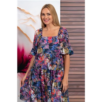 Alani Collection 1922 темные_цветы, Платье
