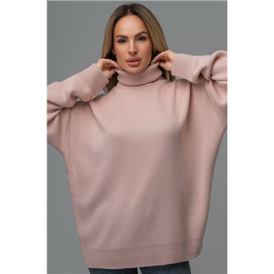 Женский свитер оверсайз с высоким воротом Happyfox