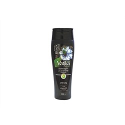 Vatika TURKISH BLACK SEED Strength And Shine Shampoo, Dabur (Ватика ТУРЕЦКИЙ ЧЕРНЫЙ ТМИН Шампунь СИЛА И СИЯНИЕ для ослабленных и тусклых волос, Дабур), 200 мл.