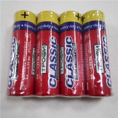 Батарейка  Трофи Heavy Duty КЛАССИКА (красная) R06 (пальчик) 4шт.