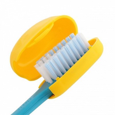 Антибактериальные колпачки для зубных щеток "Clips Brush" 4 шт