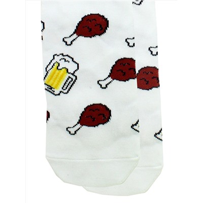 Носки р.35-40 "Mini food" Кружка пива
