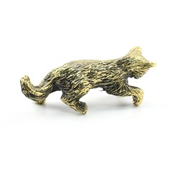 Кошка карабкается из бронзы 52*17*20мм
