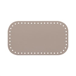 Кожа - Дно для сумки 12 х 21 см. Caramel