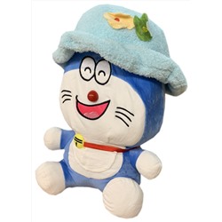 Игрушка с пледом КОТИК В ГОЛУБОЙ ПАНАМЕ р-р 130х160