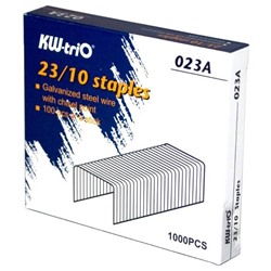 Скобы для степлера № 23/10 KW-Trio (1000шт.) 023А
