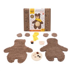 Мягкая игрушка из меха «Мишка» своими руками