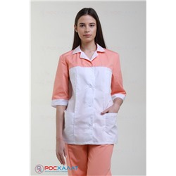 Женский медицинский костюм с отделкой, куртка и брюки КМТ-02
