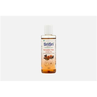 NARAYANA TAILA (OIL), Sri Sri Tattva (НАРАЯНА Лечебное масло для тела, от Вата проблем и усталости, Шри Шри Таттва), 100 мл.