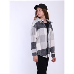 Рубашка "Гранж" серая клетка