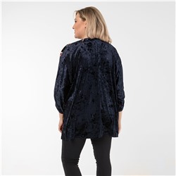 Туника, текстиль, темно-синий