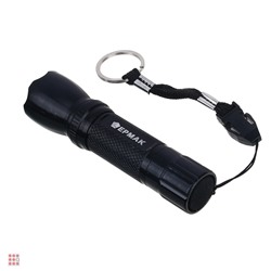 Фонарик мини металлический 0, 5 Вт LED, 1xAA, алюминий, 9, 5х3 см